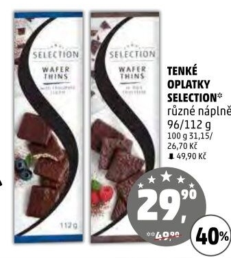 Oplatky Thins Selection