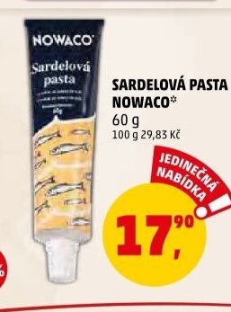 Pasta sardelová Nowaco