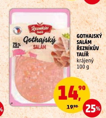 Salám Gothaj Řezníkův talíř