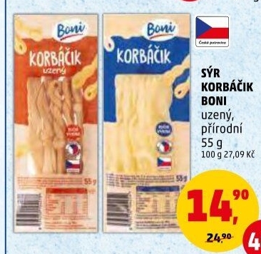 Sýr Korbáčky Boni