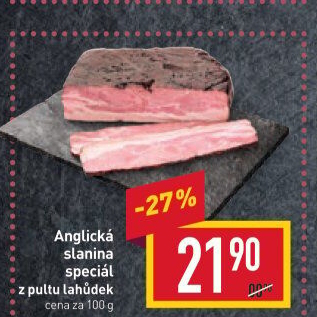 Anglická slanina speciál