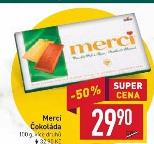 Čokoláda Merci