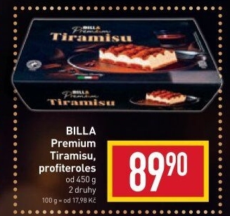 Dezert tiramisu Premium Billa