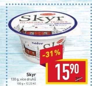 Dezert zakysaný Skyr Kapucín