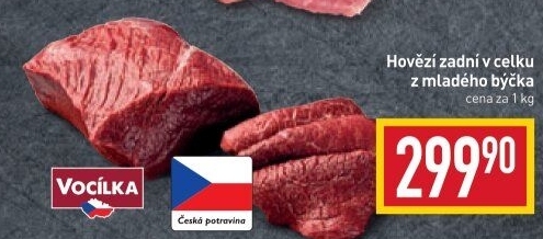 Hovězí zadní Vocílka