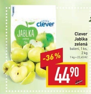 Jablka zelená Clever