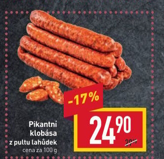 Klobása pikantní
