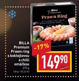 Krevety Prawn Ring s omáčkou Premium Billa