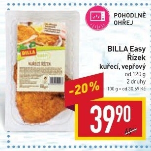 Kuřecí řízek Easy Billa