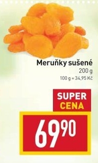 Meruňky sušené