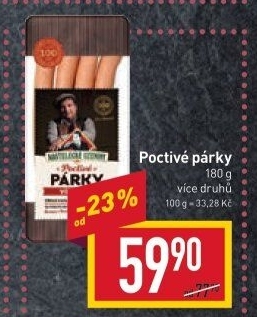Párky poctivé Kostelecké uzeniny