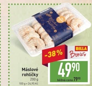 Rohlíčky máslové Odkolek