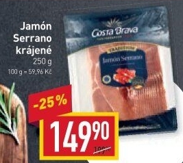 Šunka Jamón Serrano Costa Brava