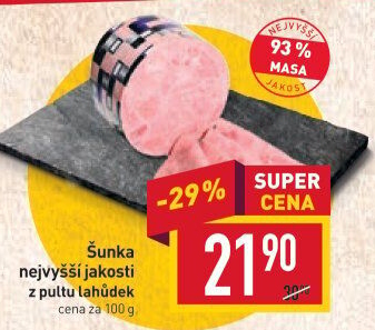 Šunka nejvyšší jakosti