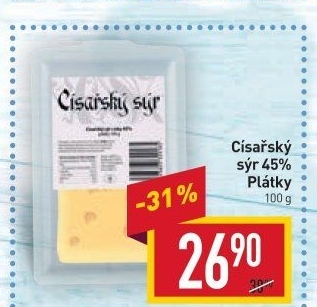 Sýr Císařský 45%
