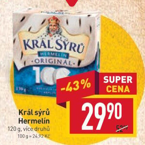 Sýr Hermelín Král sýrů