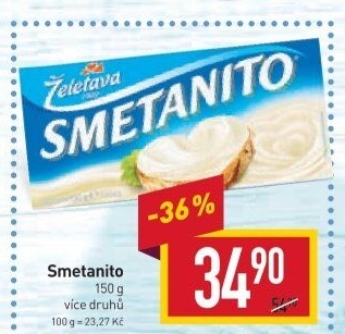 Sýr tavený Smetanito Želetava
