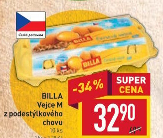 Vejce z podestýlky M Billa