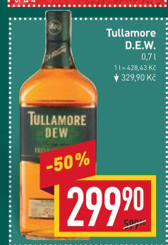 Whiskey irská Tullamore Dew