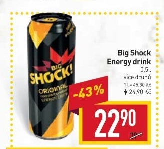 Energetický nápoj Big Shock