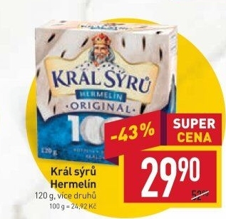 Sýr Hermelín Král sýrů