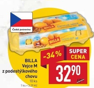 Vejce z podestýlky M Billa