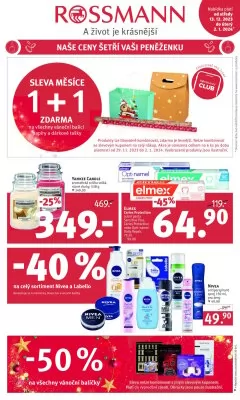 akční leták ROSSMANN drogerie 13.12.2023-2.1.2024