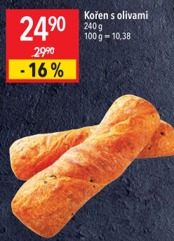 Bageta s olivami