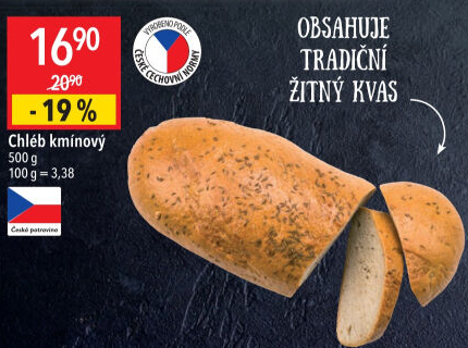 Chléb kmínový