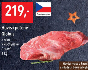 Hovězí pečeně z krku Globus