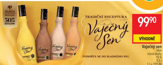 Likéry Vaječný sen Palírna U Zeleného Stromu