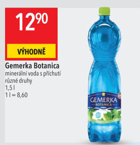 Ochucená voda Gemerka