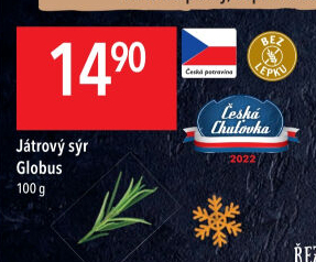 Paštika játrový sýr Globus