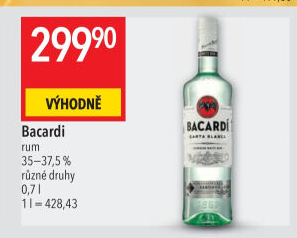 Rum Carta Blanca Bacardi