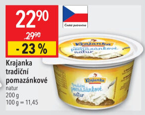 Tradiční pomazánkové Krajanka
