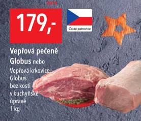 Vepřová pečeně s kostí Globus