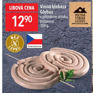 Vinná klobása Globus
