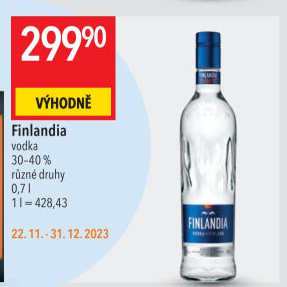Vodka Finlandia