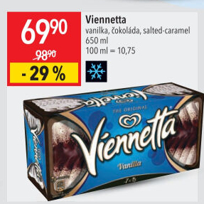 Zmrzlinová roláda Viennetta Algida