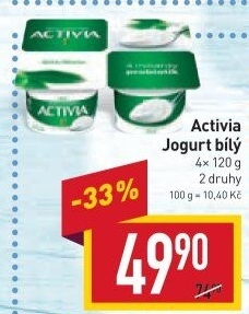 Bílý jogurt Activia Danone