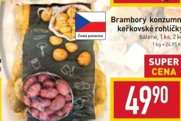 Brambory konzumní