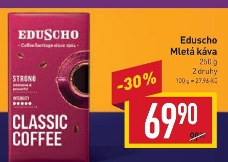 Mleté kávy Eduscho