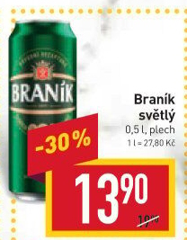 Pivo světlé Braník