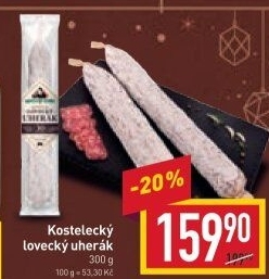 Salám Uherák lovecký Kostelecké uzeniny