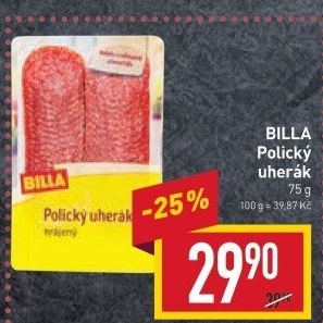 Salám Uherák polický Billa