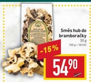Směs hub sušená Holoubek &amp