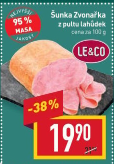 Šunka Zvonařka nejvyšší jakosti LE&amp