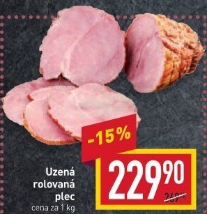 Uzená rolovaná plec