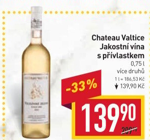 Vína Chateau Valtice - přívlastková