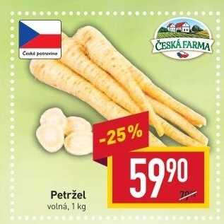 Petržel Česká farma